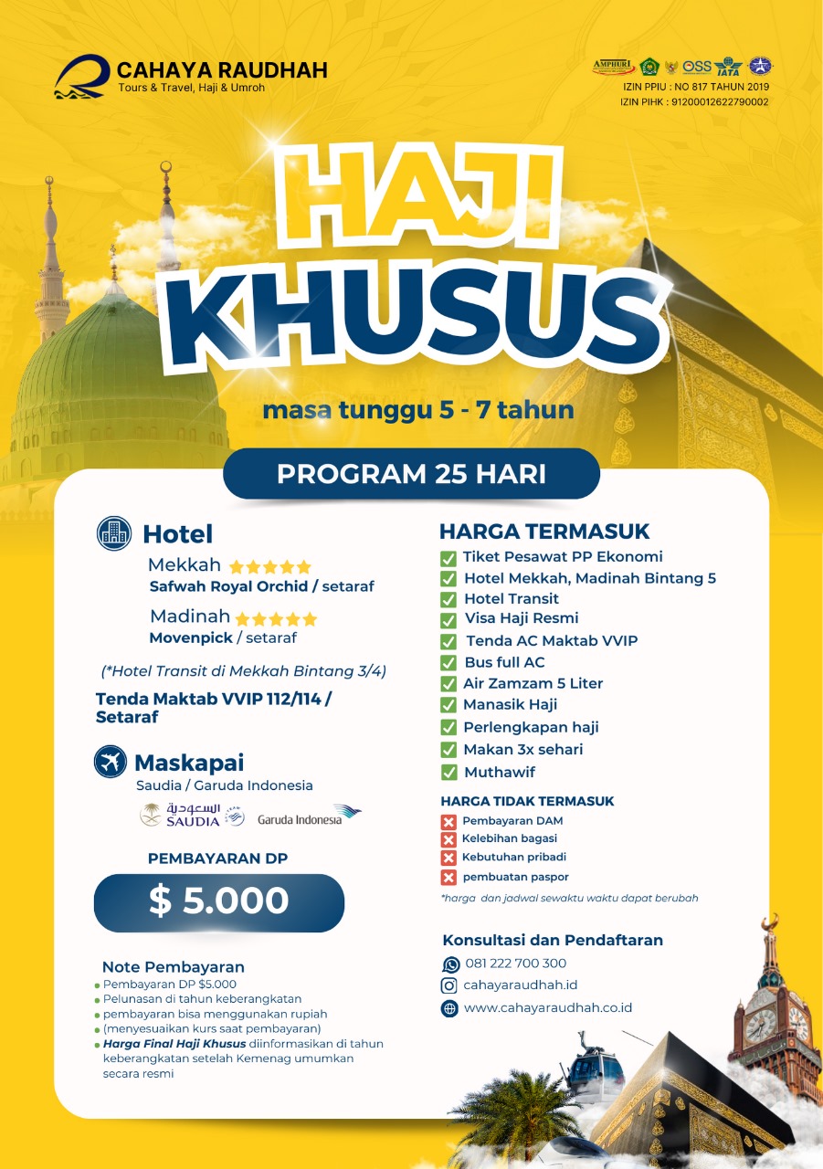 Haji Tanpa Antri Murah 100 juta Bintang 5 | Travel Haji | Travel Umroh