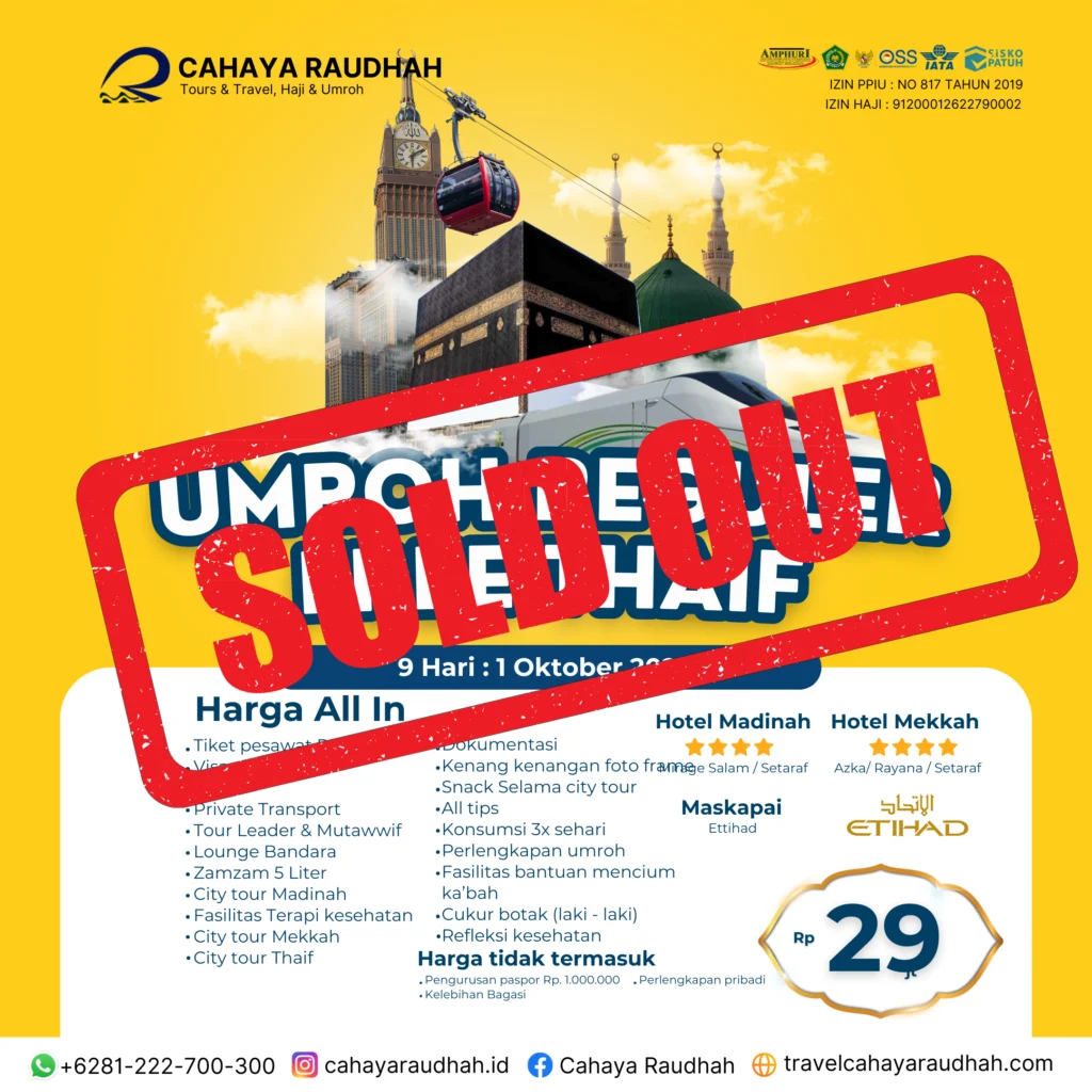 1 0ktober sold out paket umroh