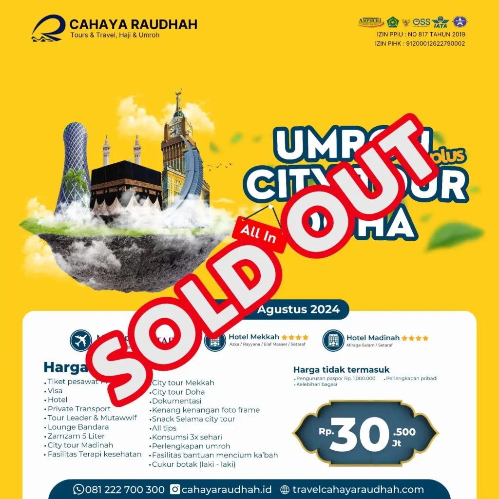 Paket Umroh Sold Out Cahaya Raudhah