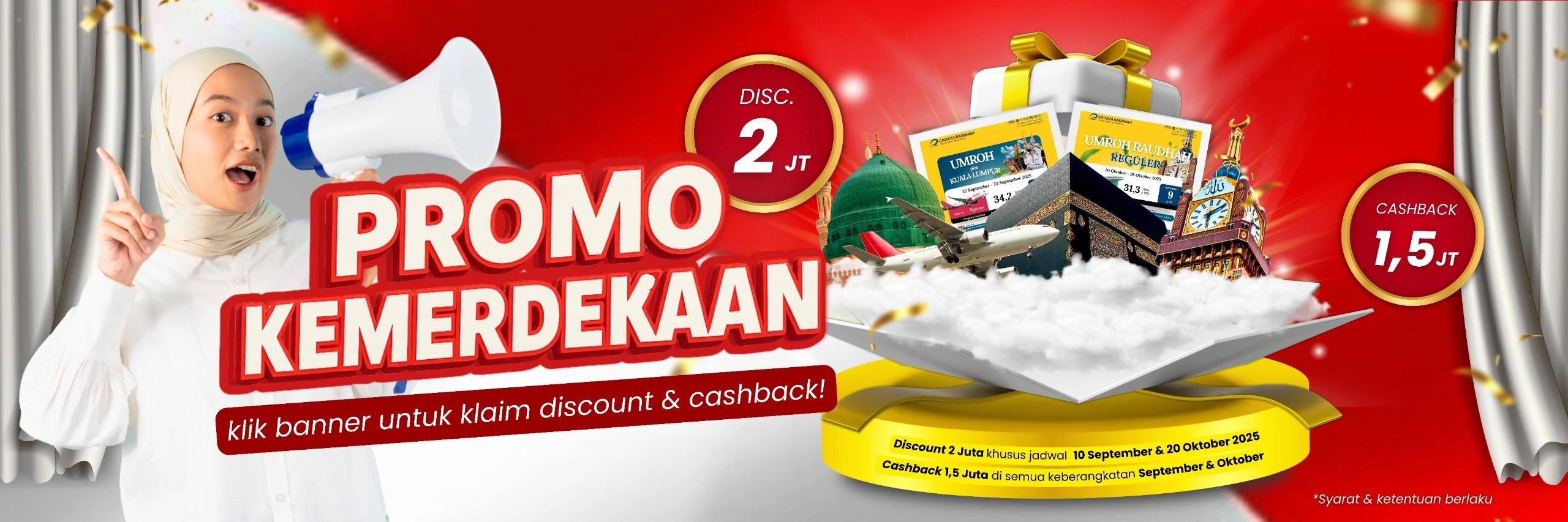 Promo Paket Umroh Cahaya Raudhah | Travel Umroh