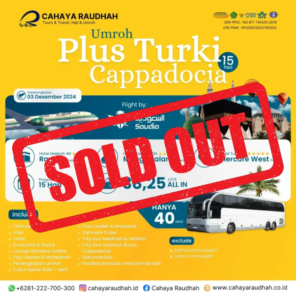 Paket 3 Desember 2024 Sold Out Travel Umroh | Travel Haji Plus dan Furoda