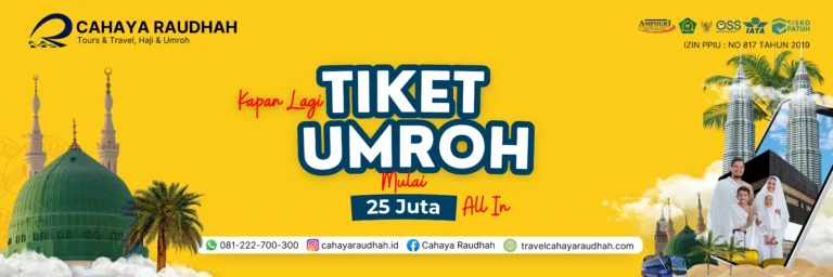 Harga Tiket Umroh Cahaya Raudhah Travel Umroh | Travel haji