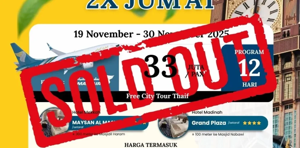Paket Umroh 19 November 2025 | Travel Umroh | Travel haji | Cahaya Raudhah