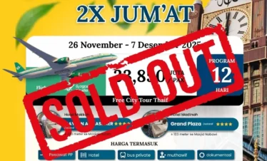 Paket Umroh 26 November 2025 Sold Out | Cahaya Raudhah | Travel Umroh