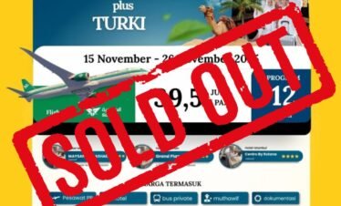 Paket Umroh 15 November 2025 Plus Turki SoldOut