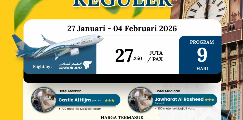 Paket Umroh 27 Januari 2026
