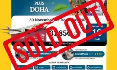 Paket Umroh 30 November 2025 Plus Qatar Cahaya Raudhah Soldout
