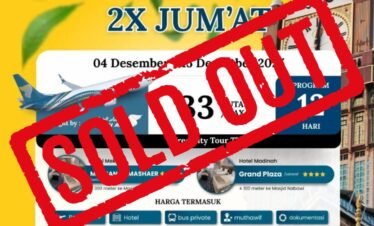Paket Umroh 4 Desember 2025 Cahaya raudhah soldout