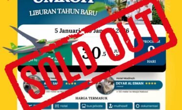 Paket Umroh 5 Januari 2026 Cahaya raudhah soldout