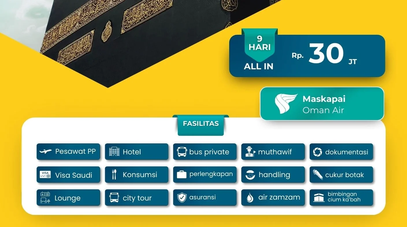 Gambaran Itinerary dan Rundown Umroh 9 Hari Cahaya Raudhah