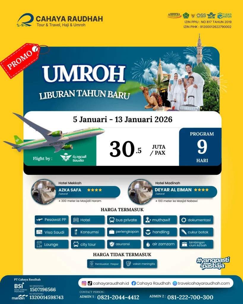 Paket Umroh 5 Januari 2026