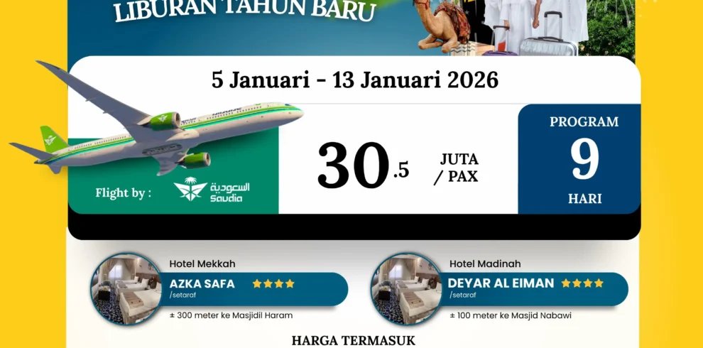 Paket Umroh 5 Januari 2026